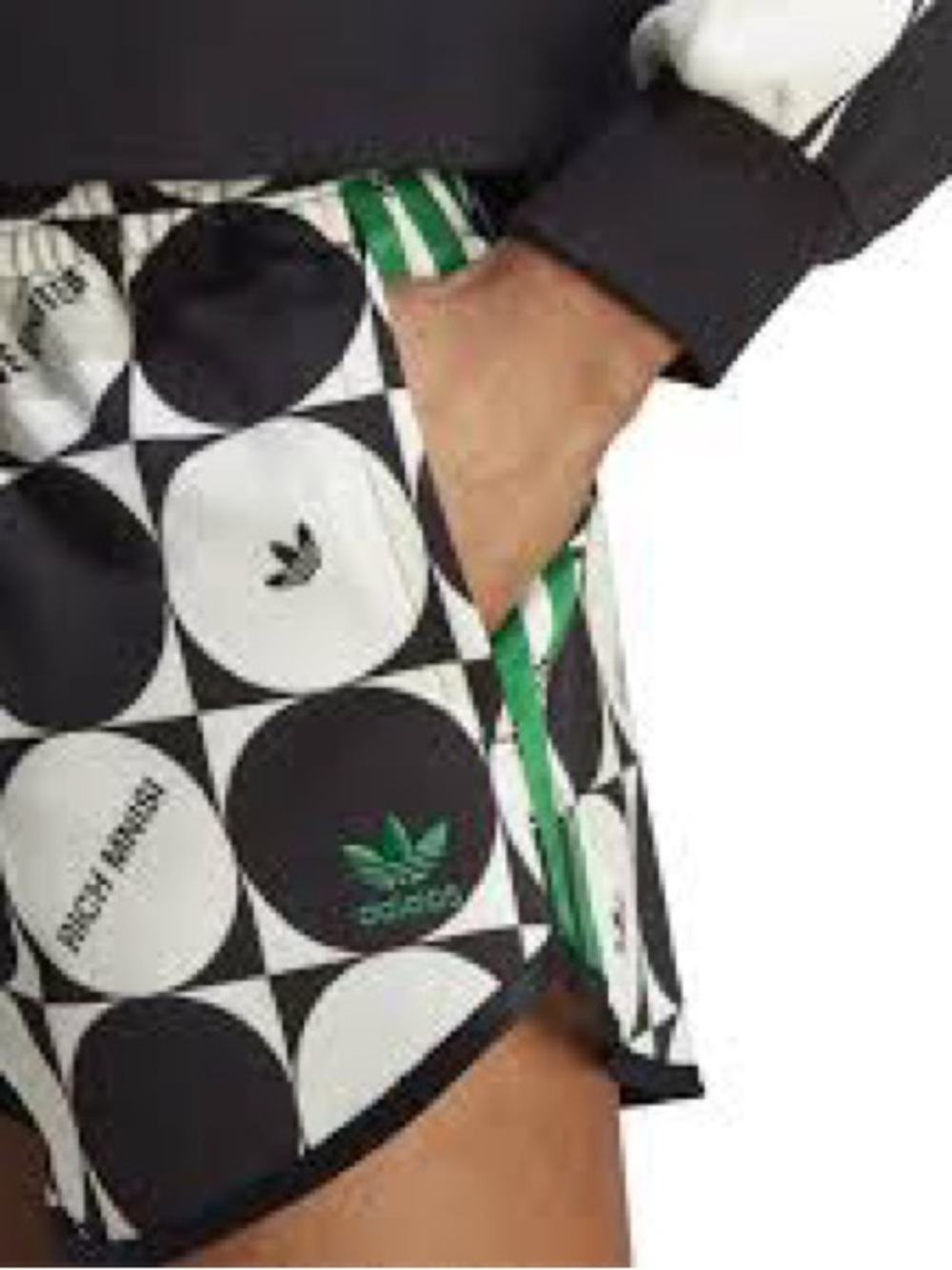 Adidas x Rich Mnisi Pride RM Geometric Pattern Athletic Shorts M